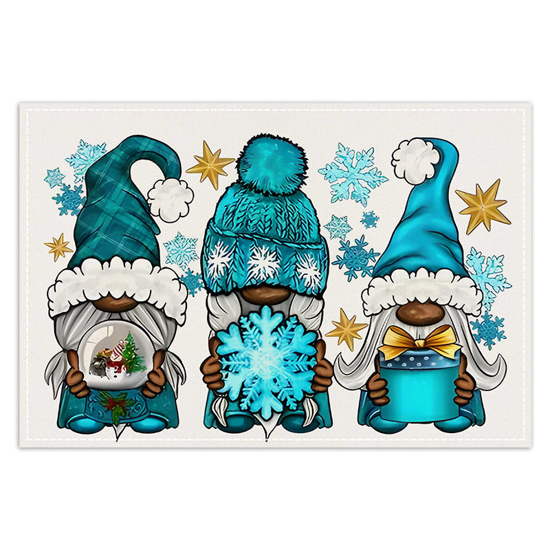 Christmas Gnome Placemats for Cheerful Holiday Tables