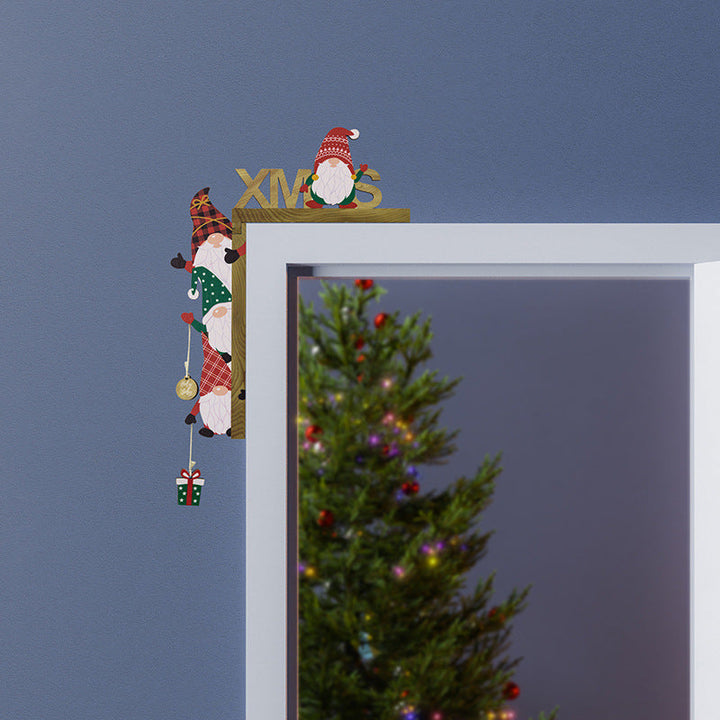 Christmas Doorway Decor for a Whimsical Holiday Entryway