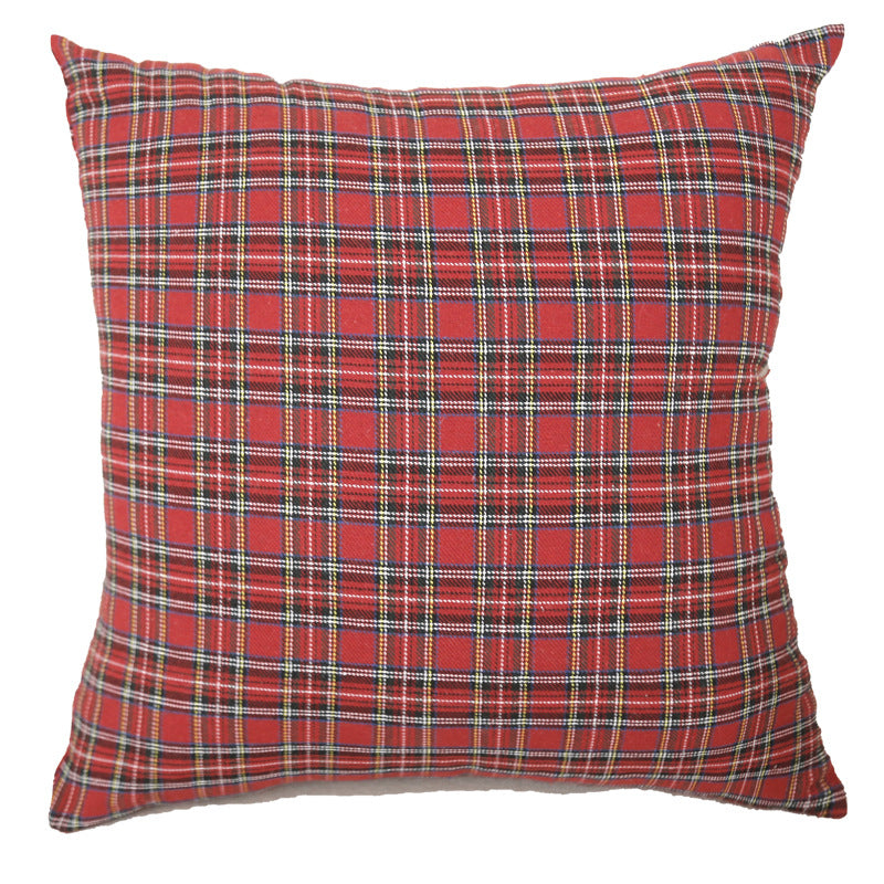 Christmas Plaid Cushion Cover for Cozy Holiday Decor