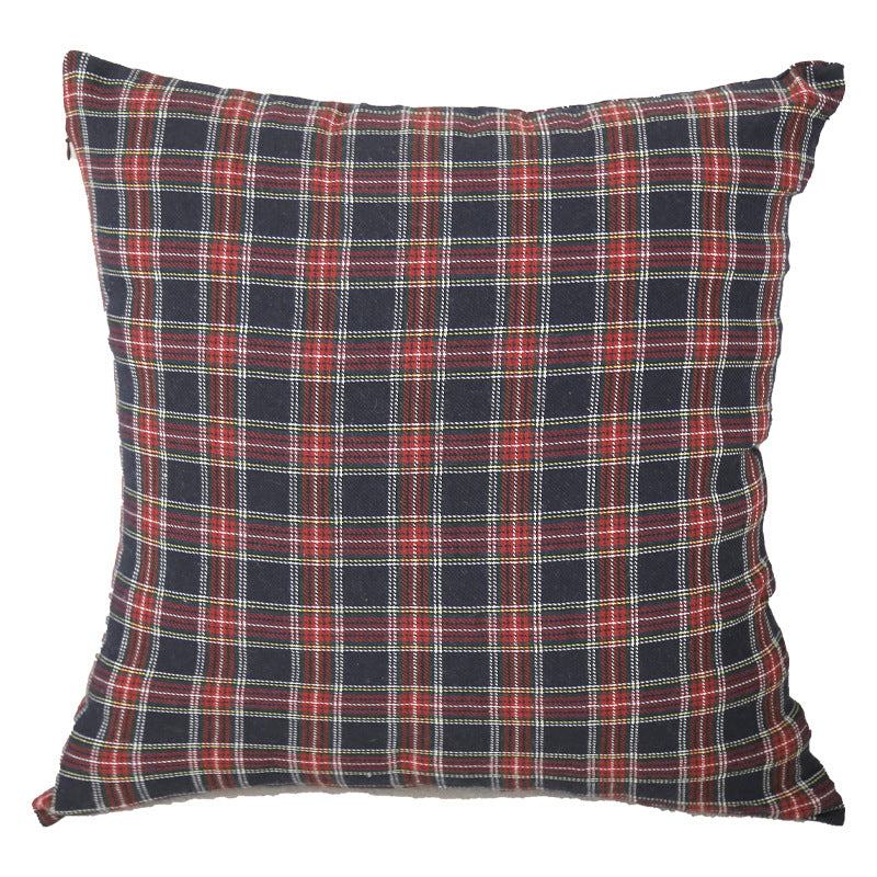 Christmas Plaid Cushion Cover for Cozy Holiday Decor