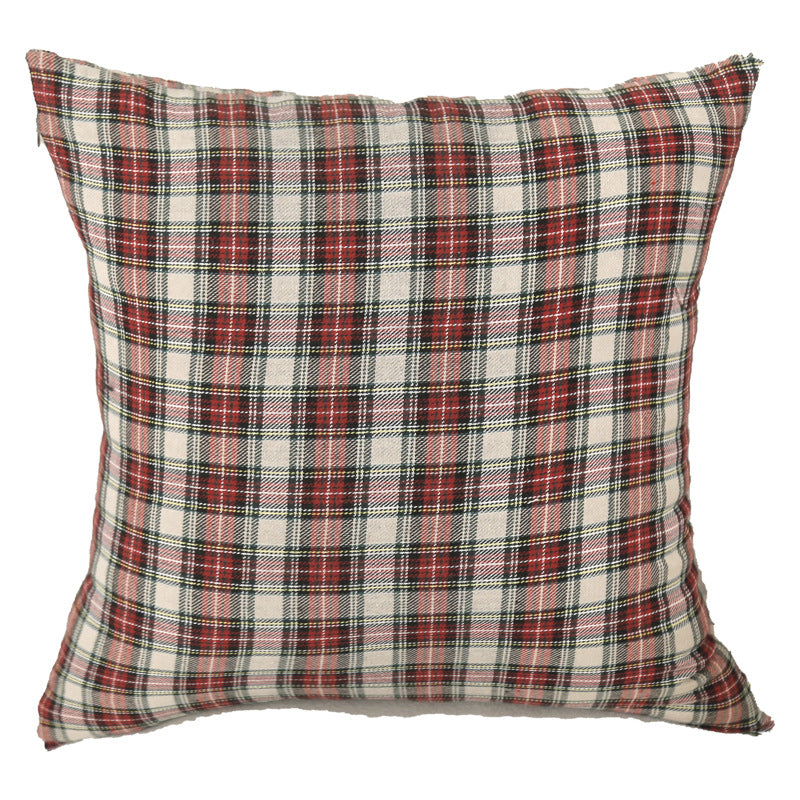 Christmas Plaid Cushion Cover for Cozy Holiday Decor