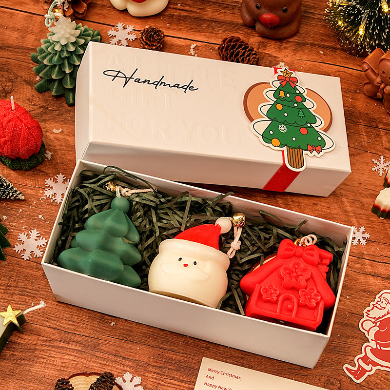 Handmade Christmas Candle Gift Set for Cozy Holiday Decor