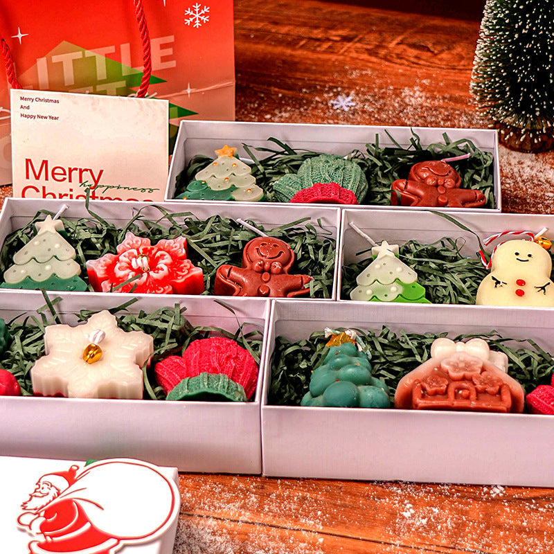 Handmade Christmas Candle Gift Set for Cozy Holiday Decor