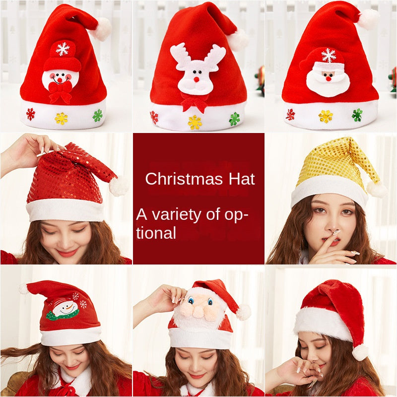 Christmas Santa Hats for Family Holiday Photos & Parties