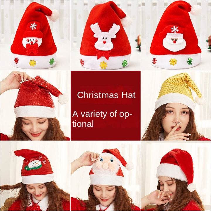 Christmas Santa Hats for Family Holiday Photos & Parties
