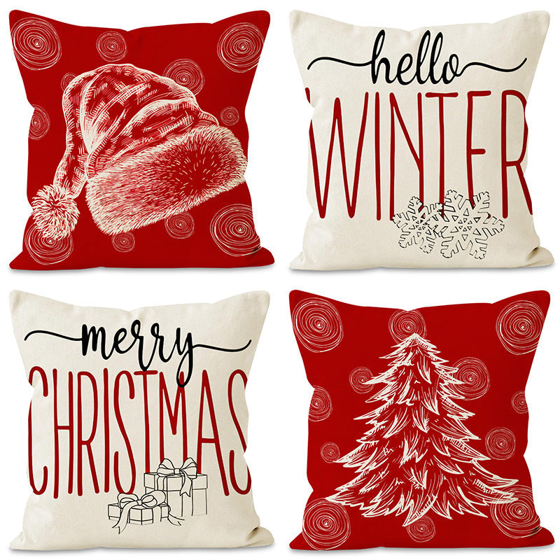 Christmas Pillowcase Covers for Cozy Holiday Home Decor