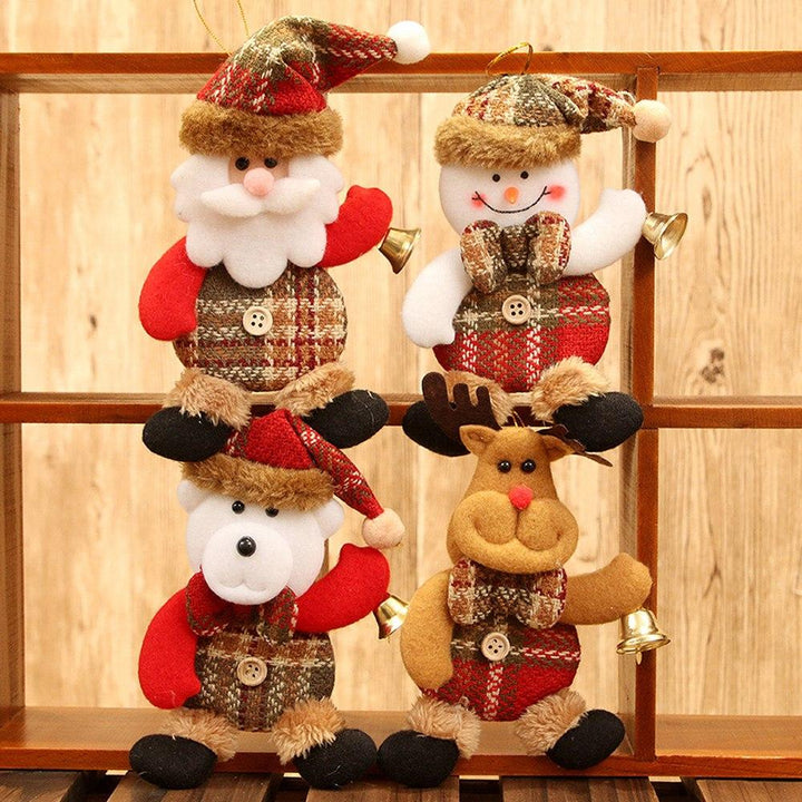 Plush Snowman Christmas Ornament for Cozy Tree Charm