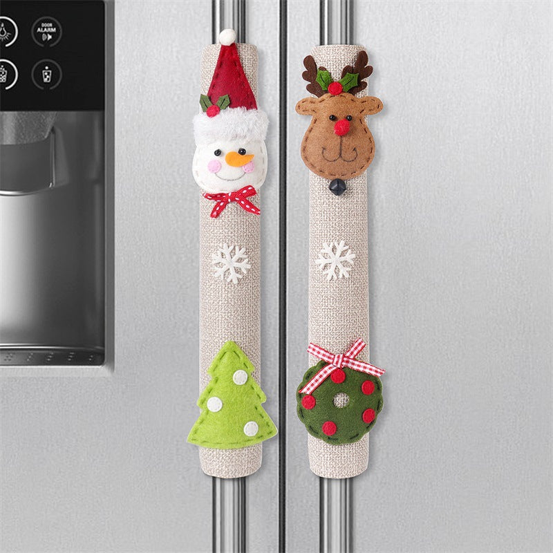 Christmas Appliance Handle Covers | Festive Kitchen Décor