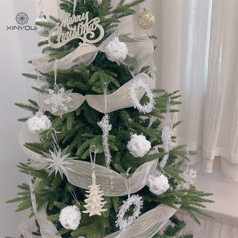 Christmas Snowflake Ornaments for Elegant Tree Sparkle