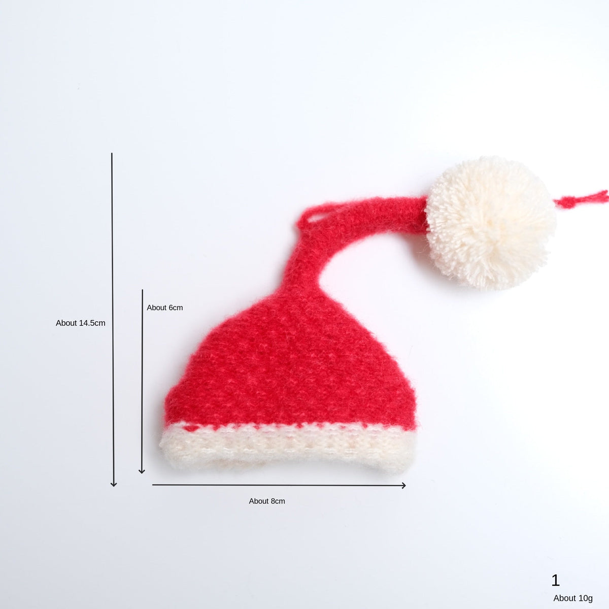 Knitted Christmas Bottle Ornaments for Festive Decor
