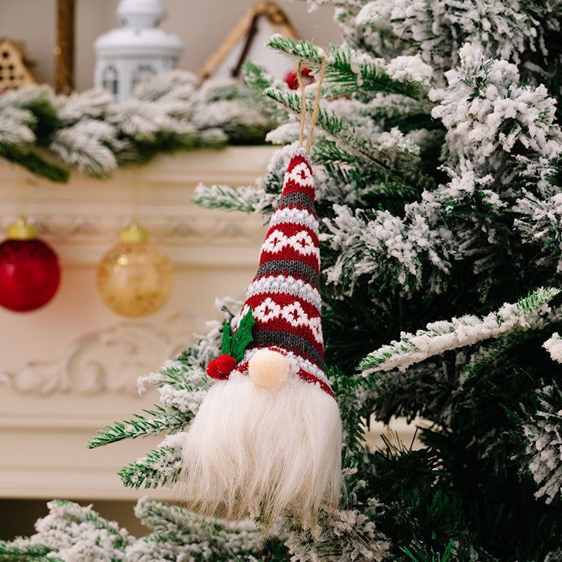 Christmas Gnome Ornament With Cozy Festive Tree Charm