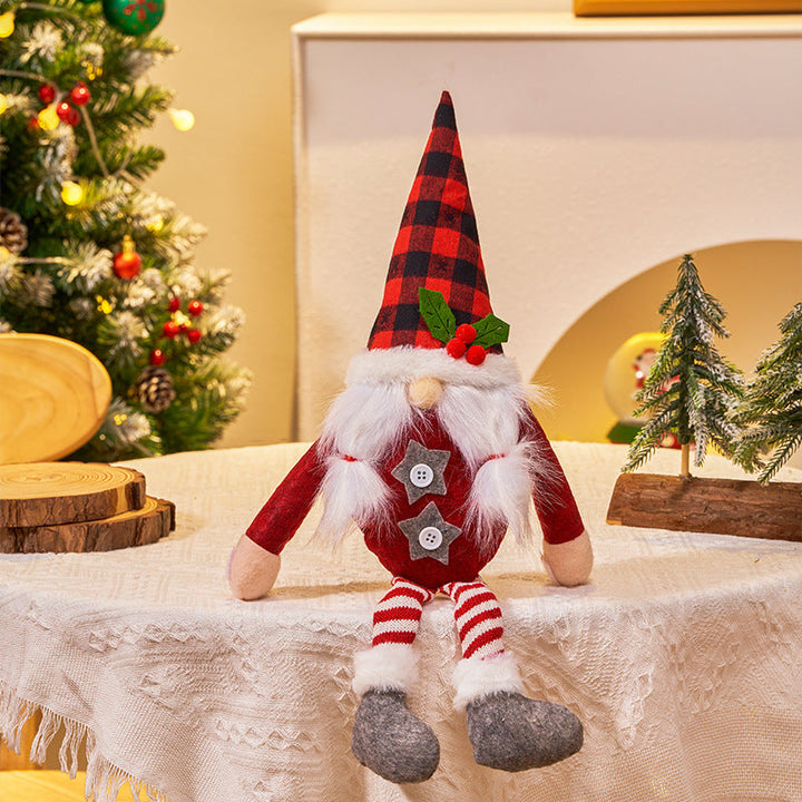 Christmas Gnome Curtain Tiebacks – Cozy Holiday Decor