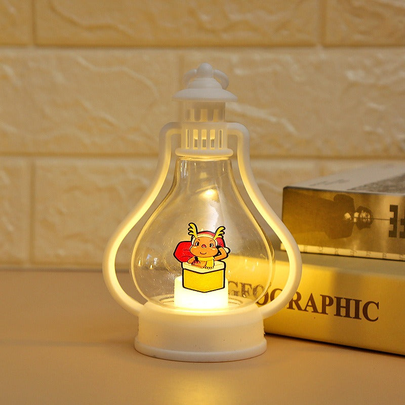 Christmas LED Lantern Window Light for Kids Rooms