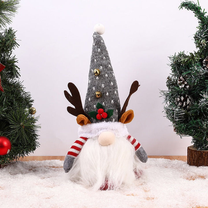 Christmas Reindeer Gnome Tabletop Decor for Cozy Cheer
