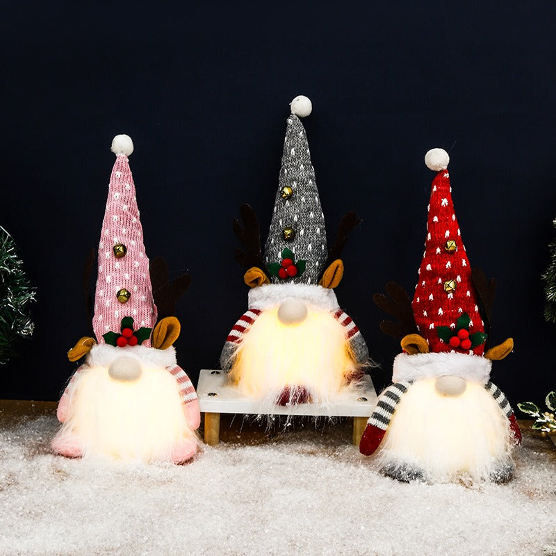 Christmas Reindeer Gnome Tabletop Decor for Cozy Cheer