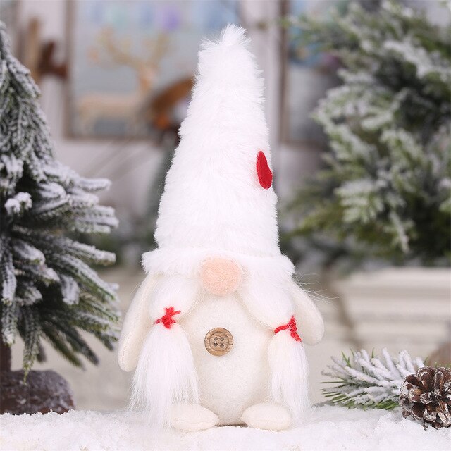 Christmas Gnome Plush Doll Ornament for Cozy Decor