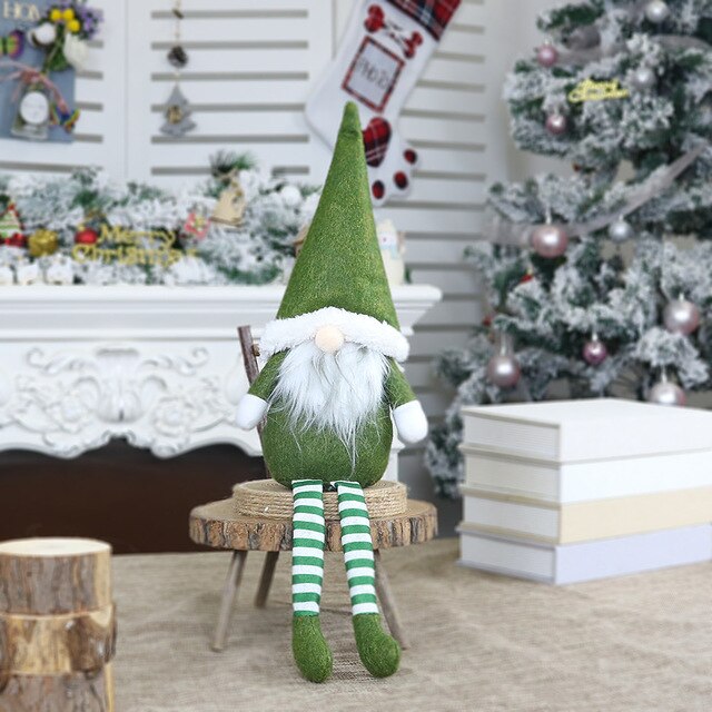 Christmas Gnome Plush Doll Ornament for Cozy Decor