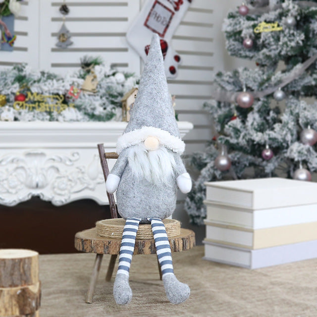 Christmas Gnome Plush Doll Ornament for Cozy Decor
