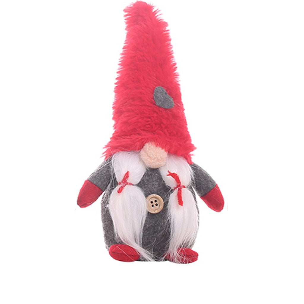 Christmas Gnome Plush Doll Ornament for Cozy Decor