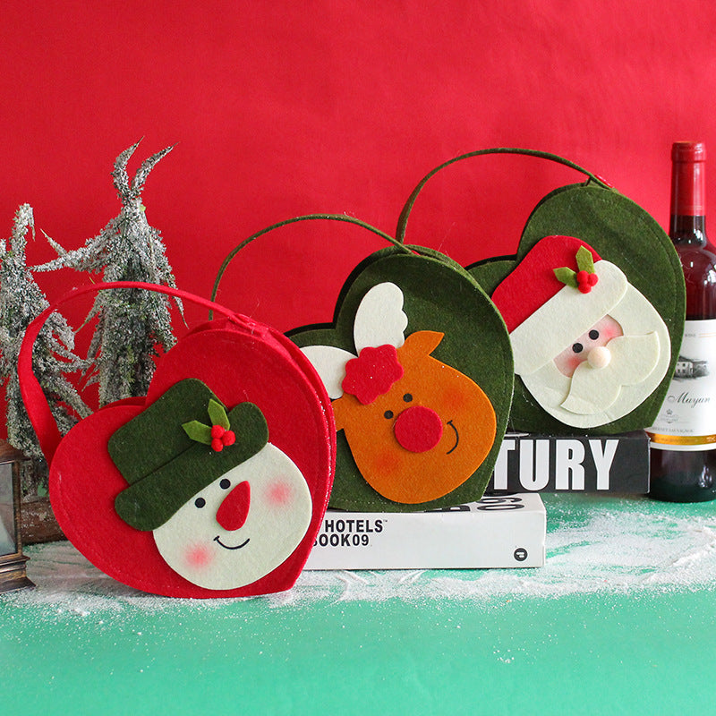 Christmas Apple Handbag for Kids | Festive Candy Bag