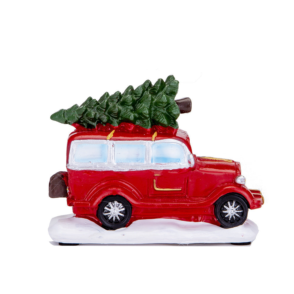Luminous Christmas Truck Decoration With Cozy Lights