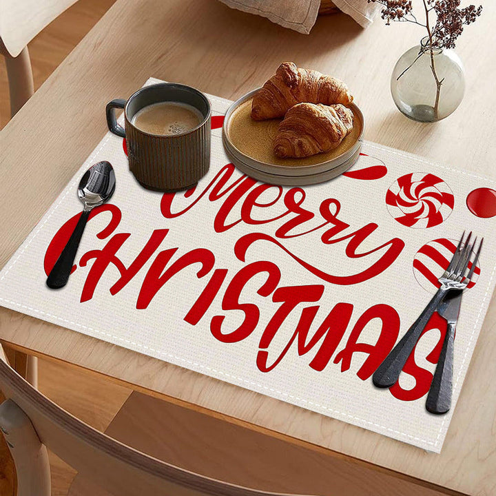 Christmas Table Mats for Festive Holiday Dining Decor