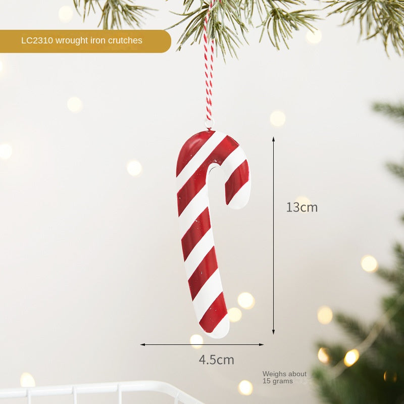 Metal Christmas Ornaments Set for Festive Displays
