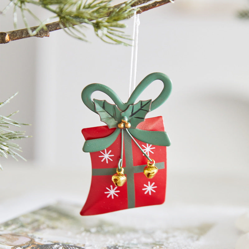 Metal Christmas Ornaments Set for Festive Displays