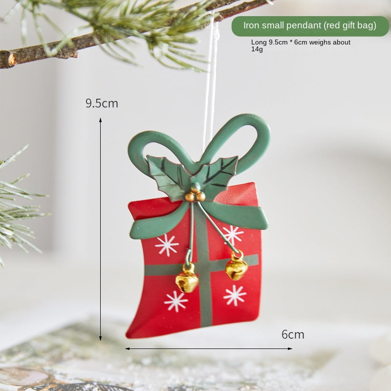 Metal Christmas Ornaments Set for Festive Displays