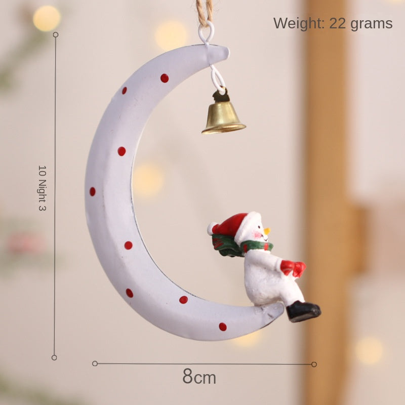 Metal Christmas Ornaments for a Whimsical Tree Display