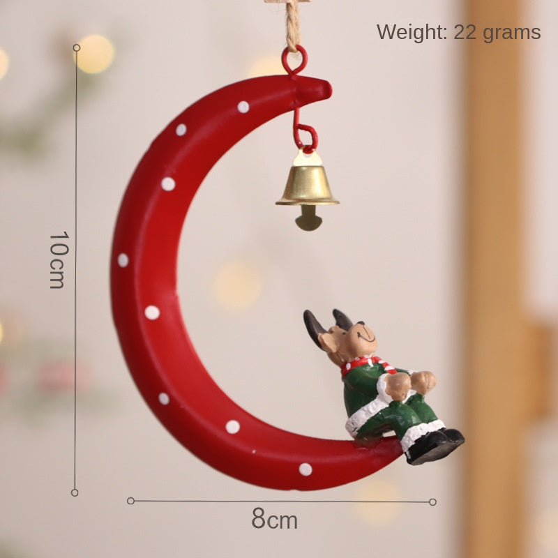 Metal Christmas Ornaments for a Whimsical Tree Display