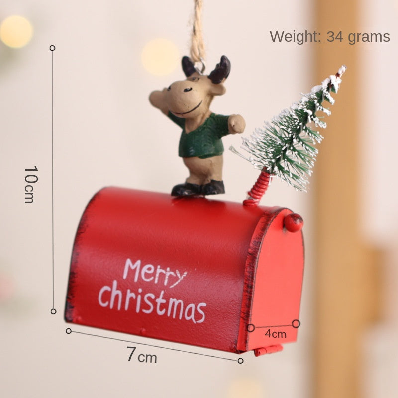 Metal Christmas Ornaments for a Whimsical Tree Display
