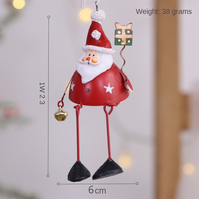 Metal Christmas Ornaments for a Whimsical Tree Display