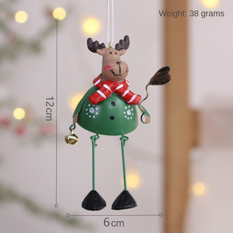 Metal Christmas Ornaments for a Whimsical Tree Display