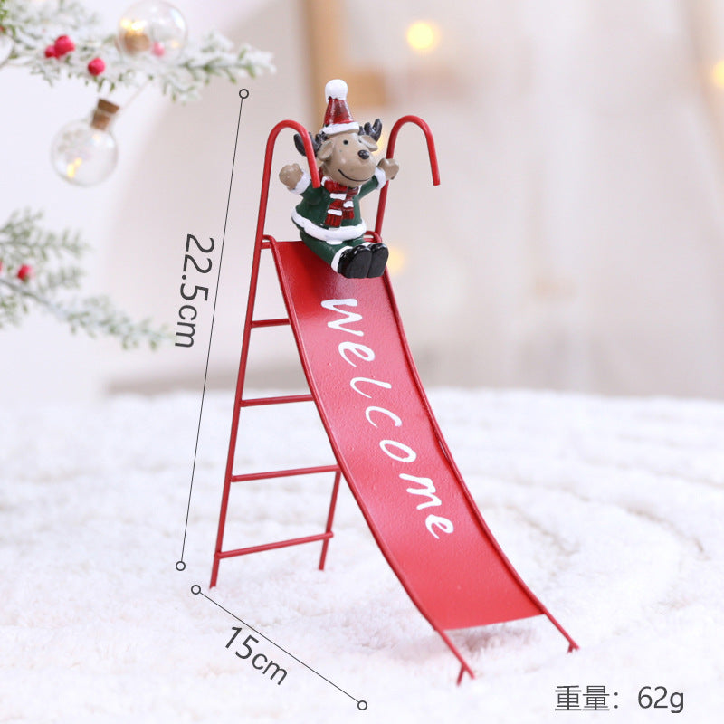 Metal Christmas Ornaments for a Whimsical Tree Display