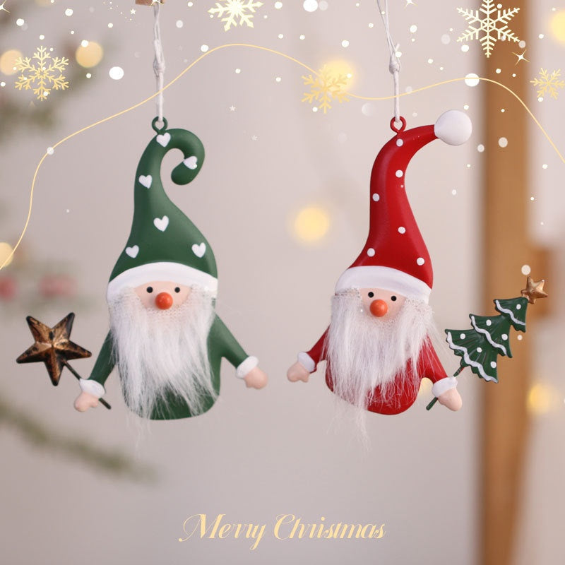 Metal Christmas Ornaments for a Whimsical Tree Display