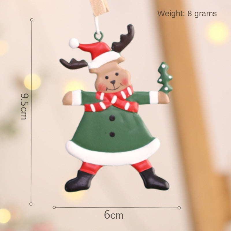 Metal Christmas Ornaments for a Whimsical Tree Display