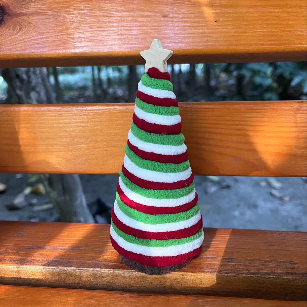 Mini Christmas Trees for Cozy Rustic Tabletop Decor