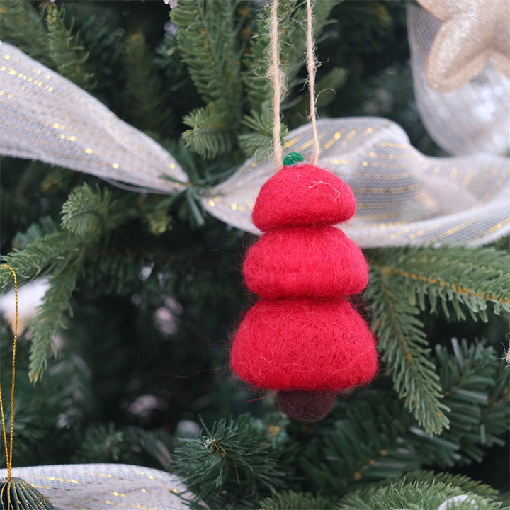 Felt Christmas Tree Ornament for Cozy Holiday Decor