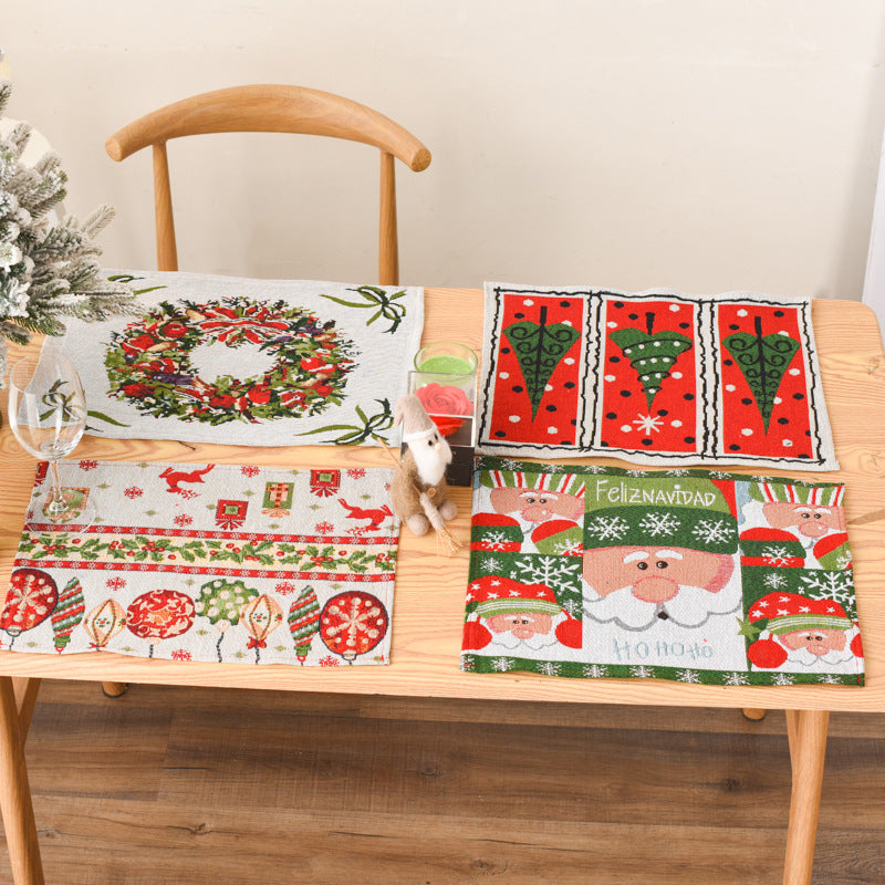 Christmas Knitted Placemats for Festive Holiday Tables