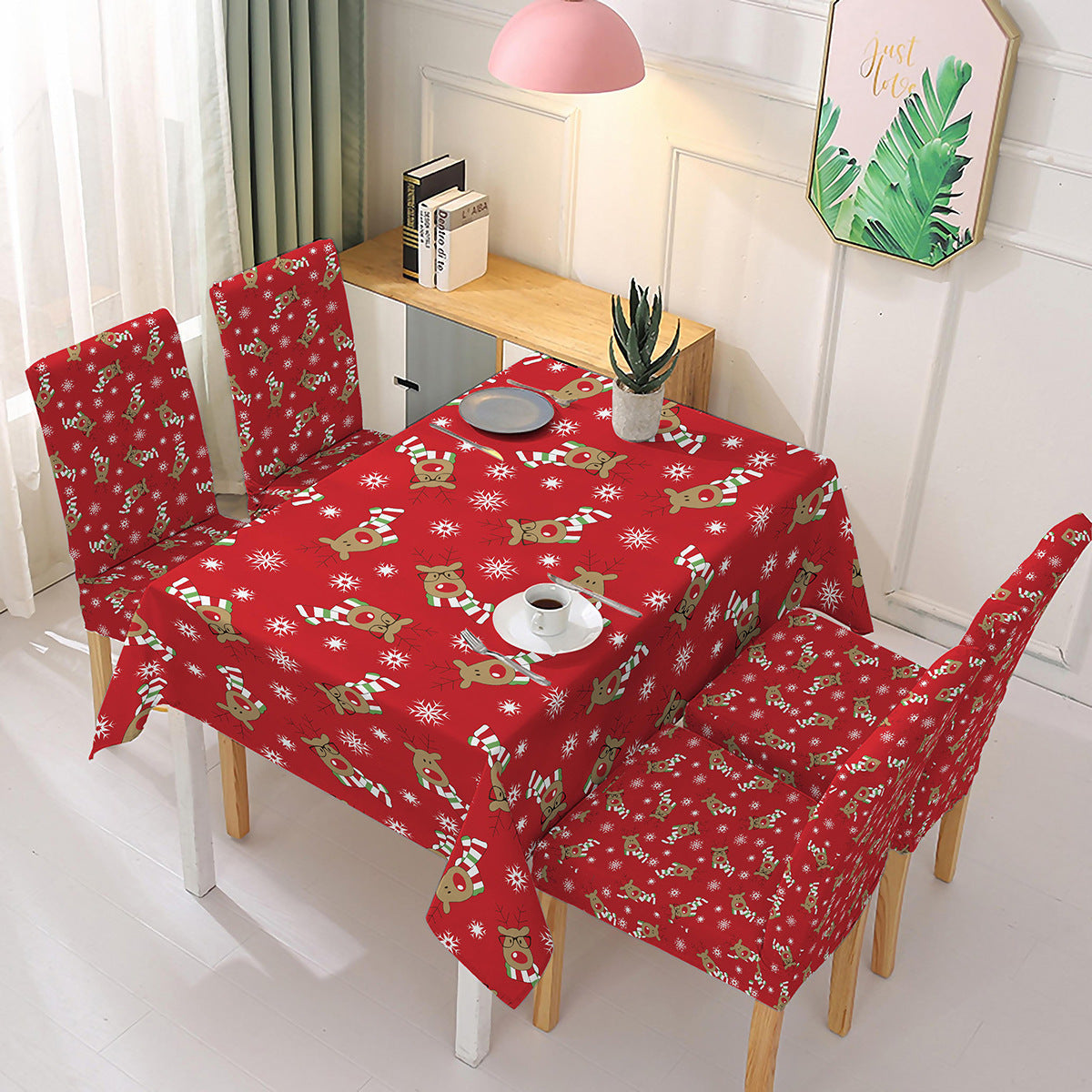 Christmas Tablecloth & Chair Covers for Festive Dining