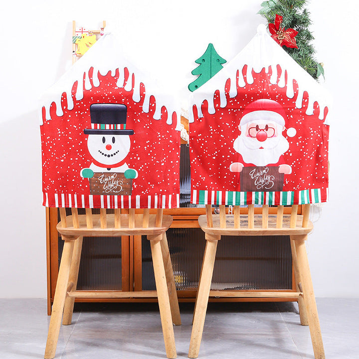 Christmas Chair Covers for Playful Festive Dining Decor