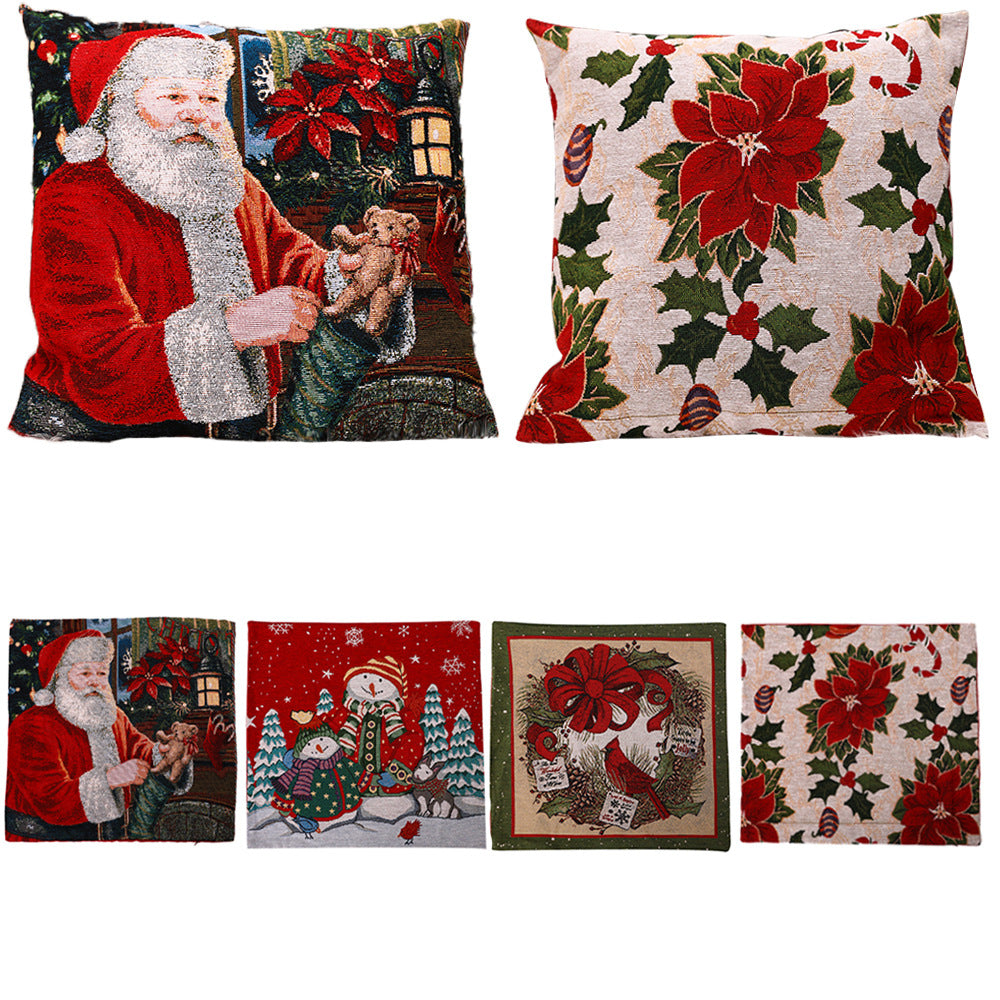 Christmas Pillow Cover for Classic Christmas Decor