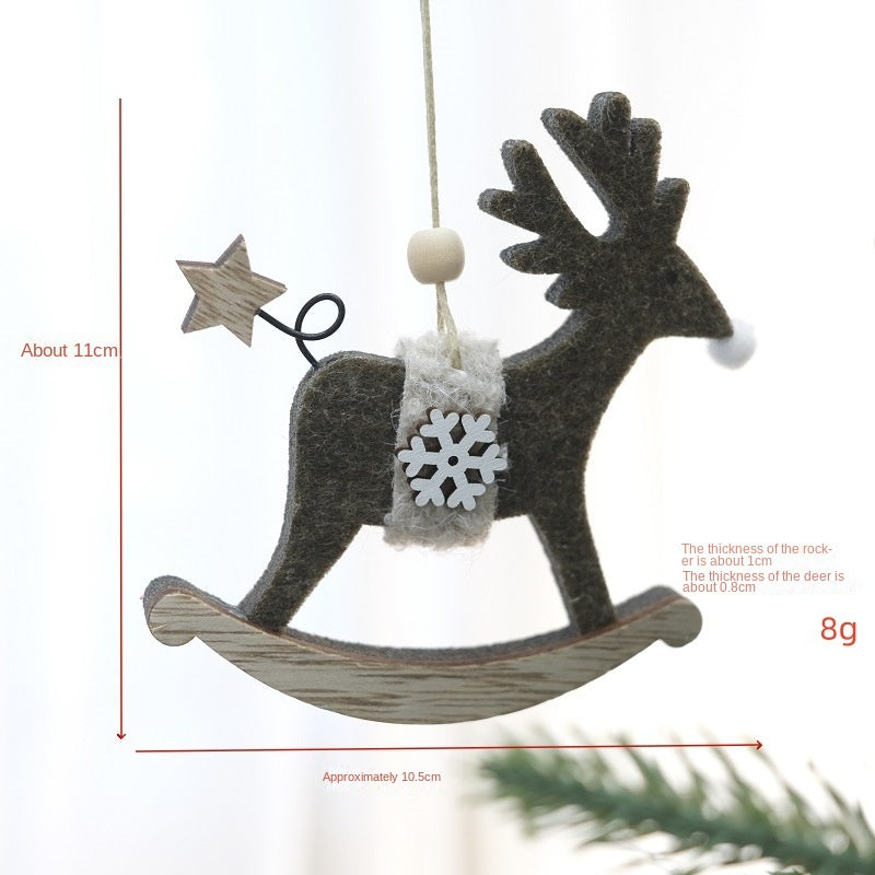 Nordic Felt Christmas Ornaments for Cozy Tree Decor