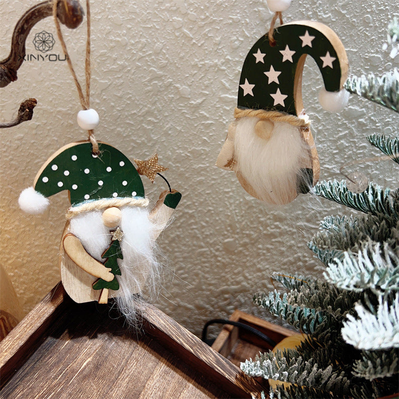 Wooden Christmas Ornaments for Cozy Nordic Charm Decor