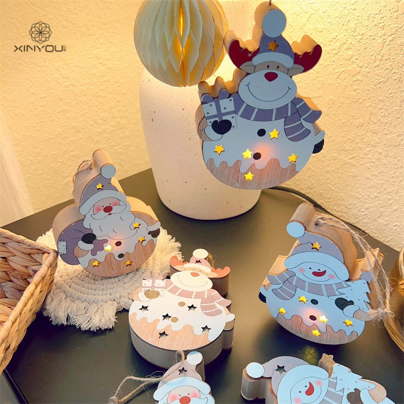 Nordic Wooden Christmas Ornaments With A Warm Glow