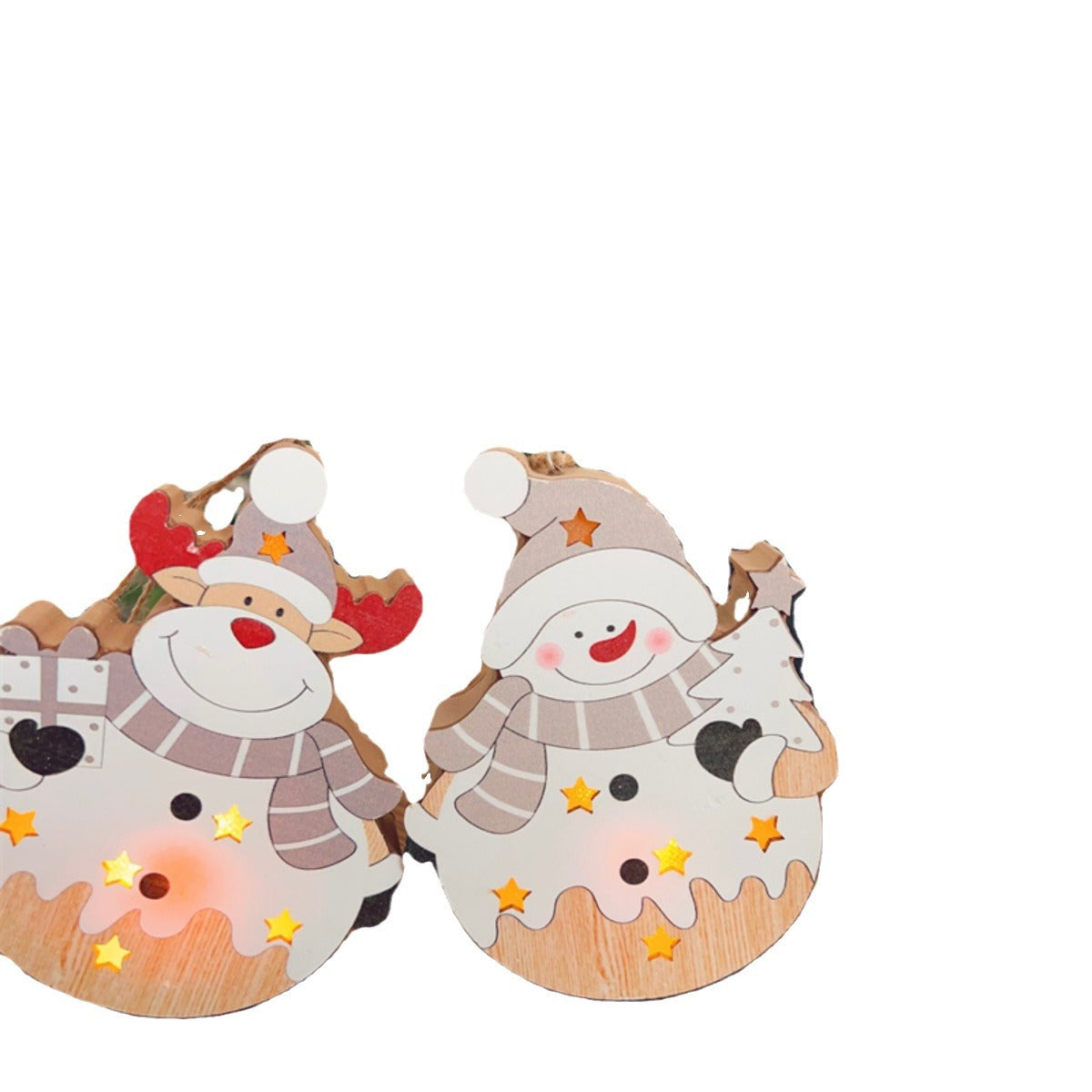 Nordic Wooden Christmas Ornaments With A Warm Glow