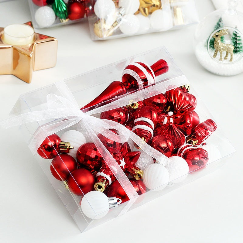 Christmas Tree Ornaments 34-Piece Coordinated Gift Set