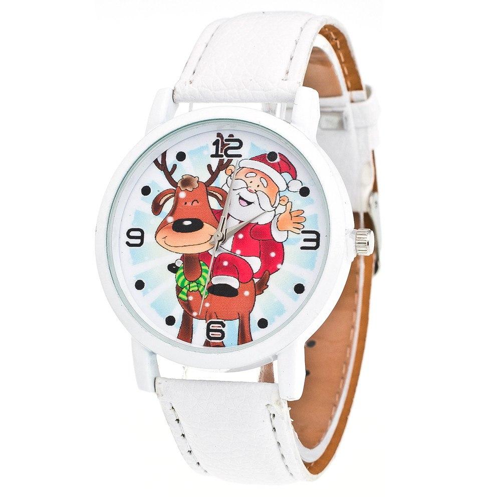Christmas Wristwatch Santa Reindeer Colorful Holiday Gift