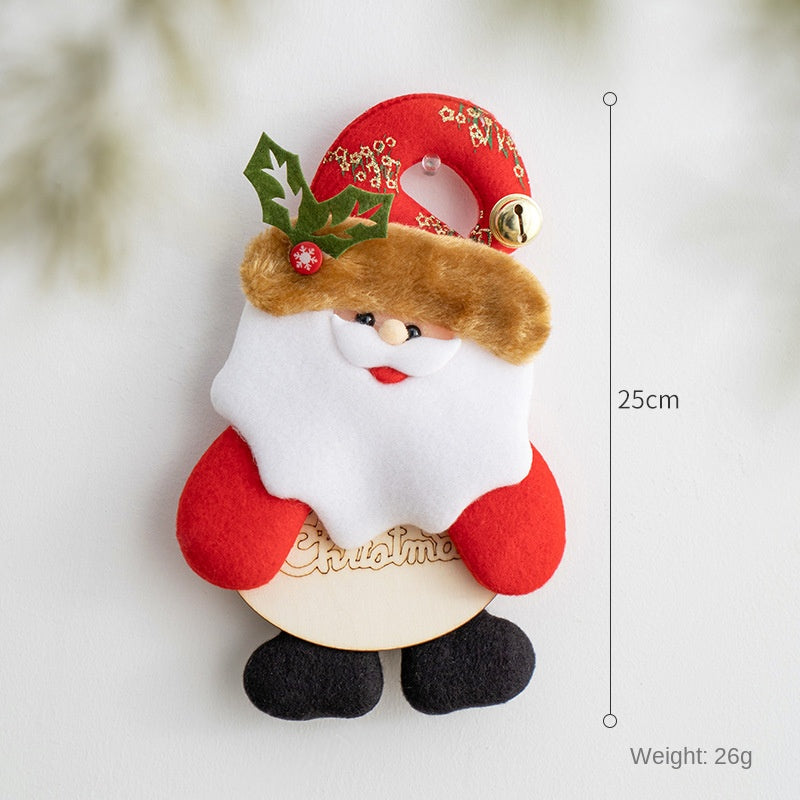 Plush Christmas Ornaments – 3-Piece Cheerful Decor